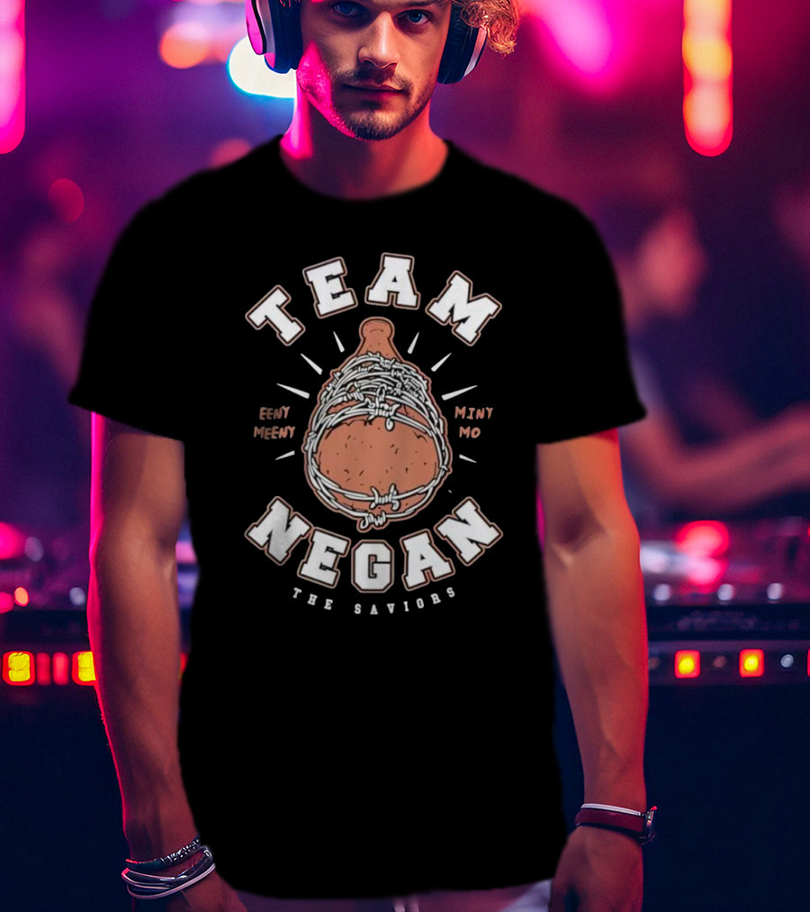 Team Negan The Saviors Eeny Meeny Miny Mo T-Shirt
