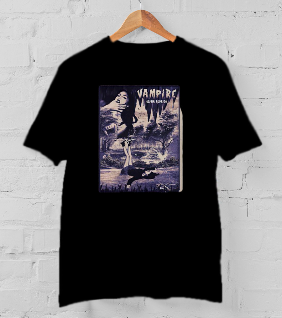 Vampire Olivia Rodrigo Forest Gothic Aesthetic T-Shirt