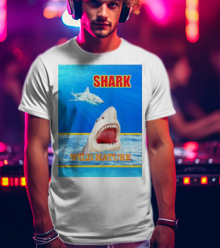 Shark Wild Nature Ocean Scene T-Shirt