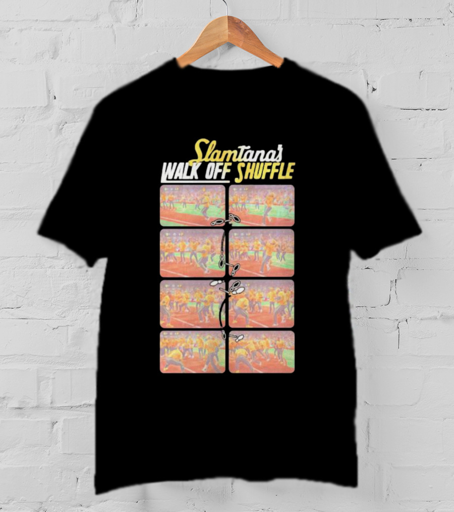 Slamtana's Walk Off Shuffle Comic Strip Sequence T-Shirt