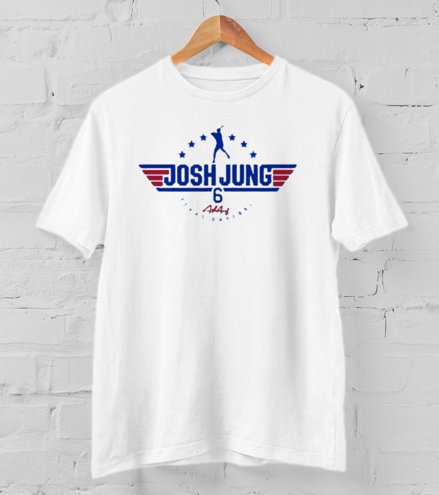 Texas Rangers Josh Jung 6 Top Gun T-Shirt