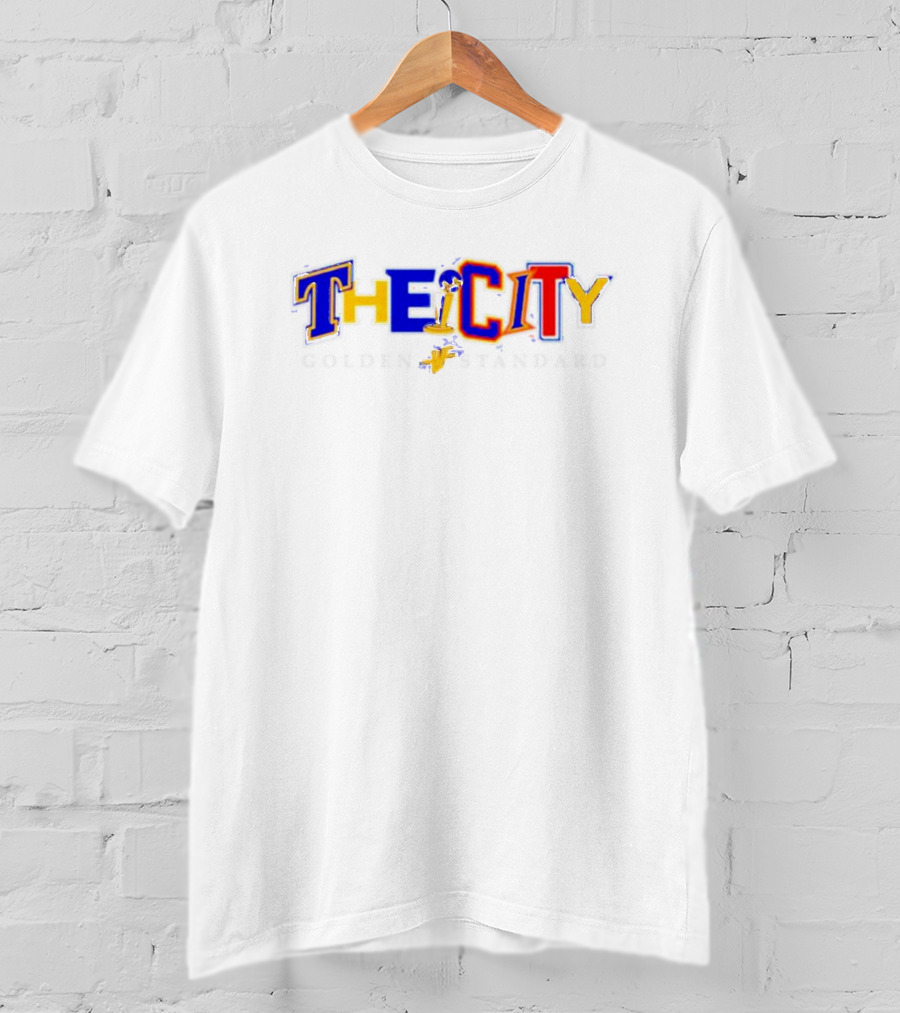 The City Golden Standard Mixed Font Basketball T-Shirt