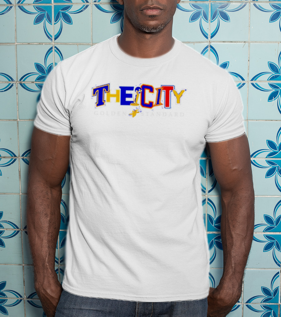 The City Golden Standard Mixed Font Basketball T-Shirt