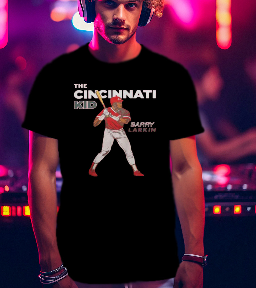 Barry Larkin The Cincinnati Kid Baseball Legend T-Shirt