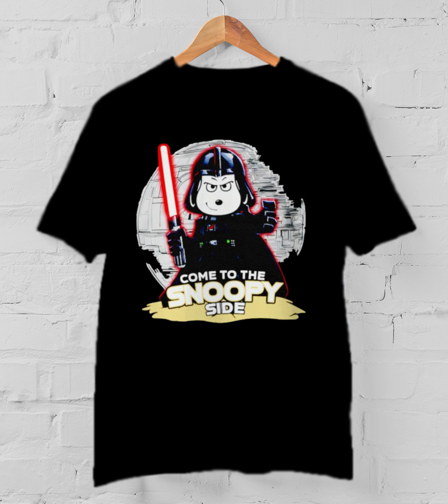 Come To The Snoopy Side Darth Vader Mashup T-Shirt