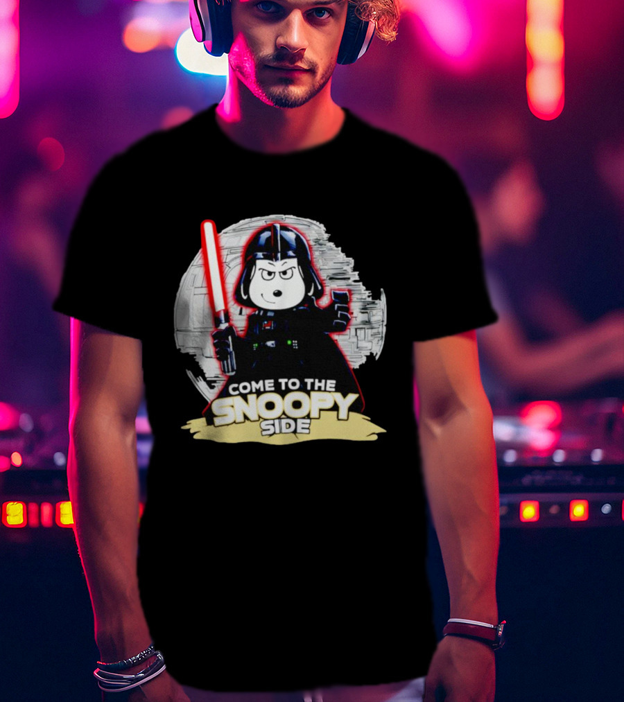 Come To The Snoopy Side Darth Vader Mashup T-Shirt