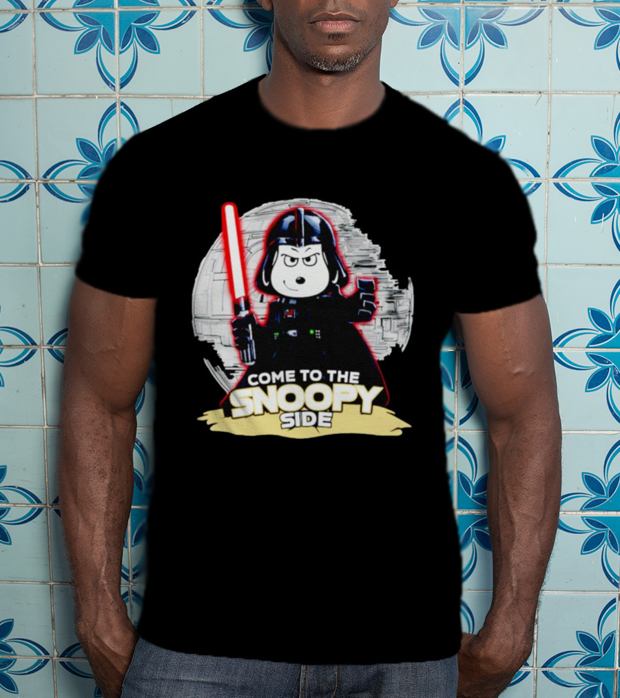 Come To The Snoopy Side Darth Vader Mashup T-Shirt