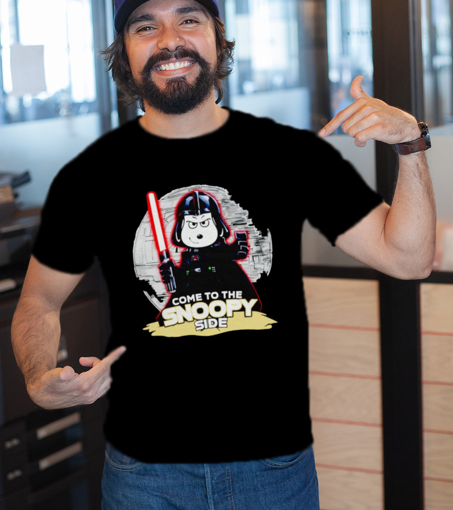Come To The Snoopy Side Darth Vader Mashup T-Shirt