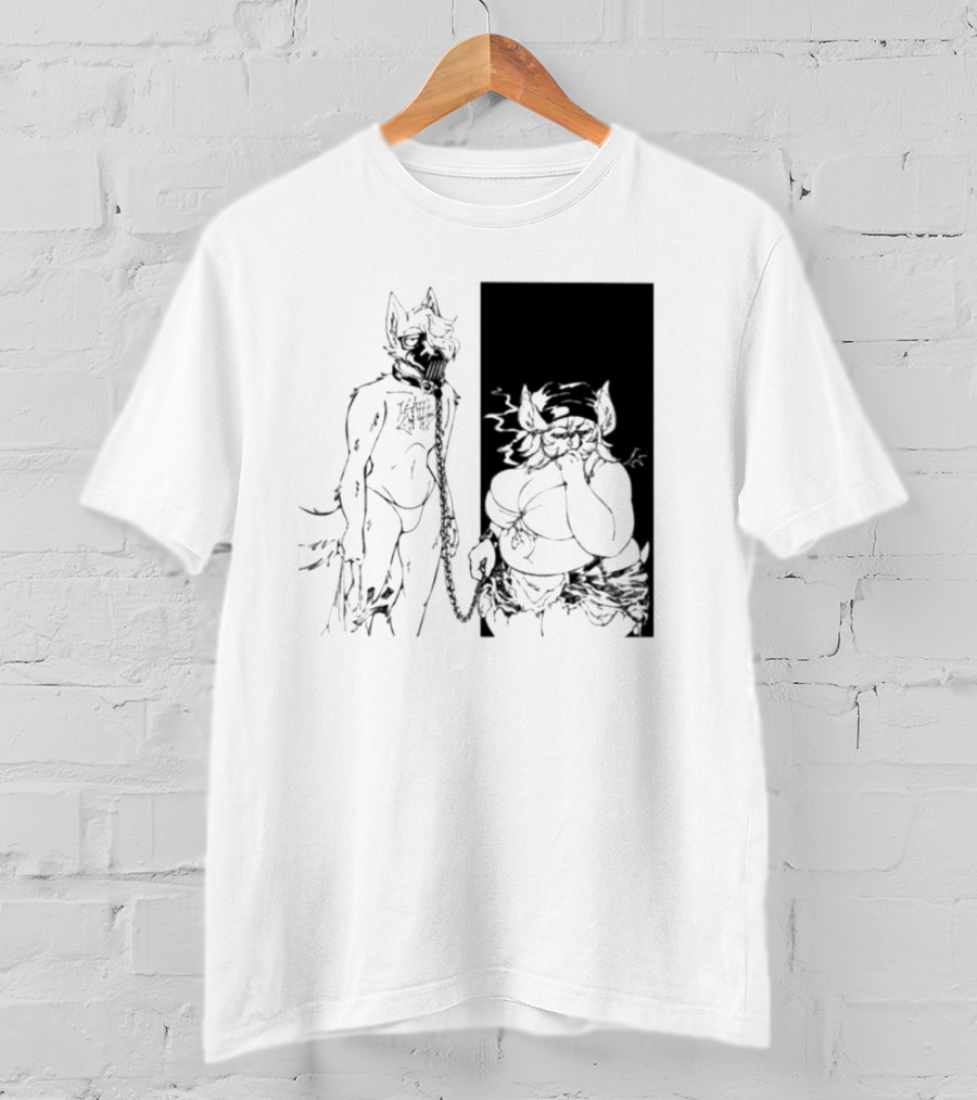 The Muzzle Furry Chain Anthro Duo T-Shirt