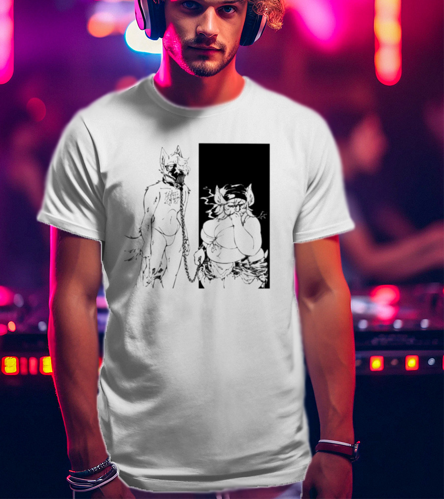 The Muzzle Furry Chain Anthro Duo T-Shirt