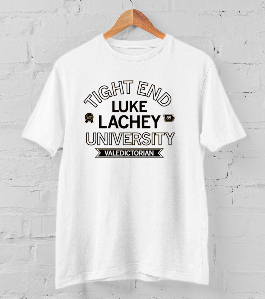 Tight End Luke Lachey University Valedictorian T-Shirt