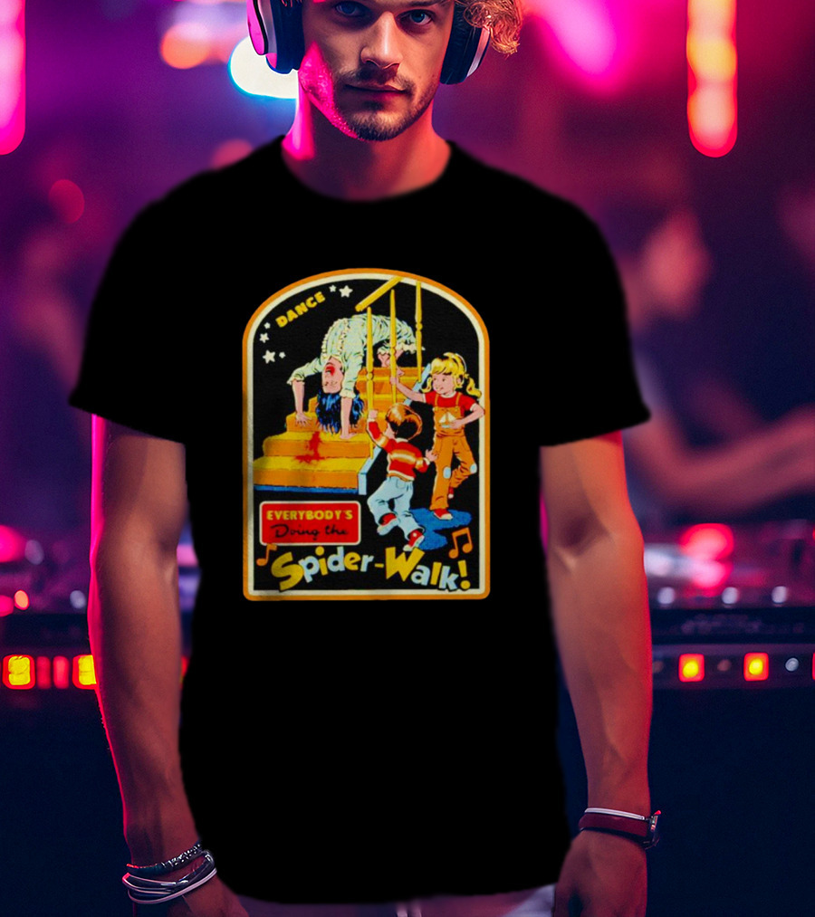 Dance Sensation Everybody's Doing The Spider-Walk Stars Music Steps T-Shirt