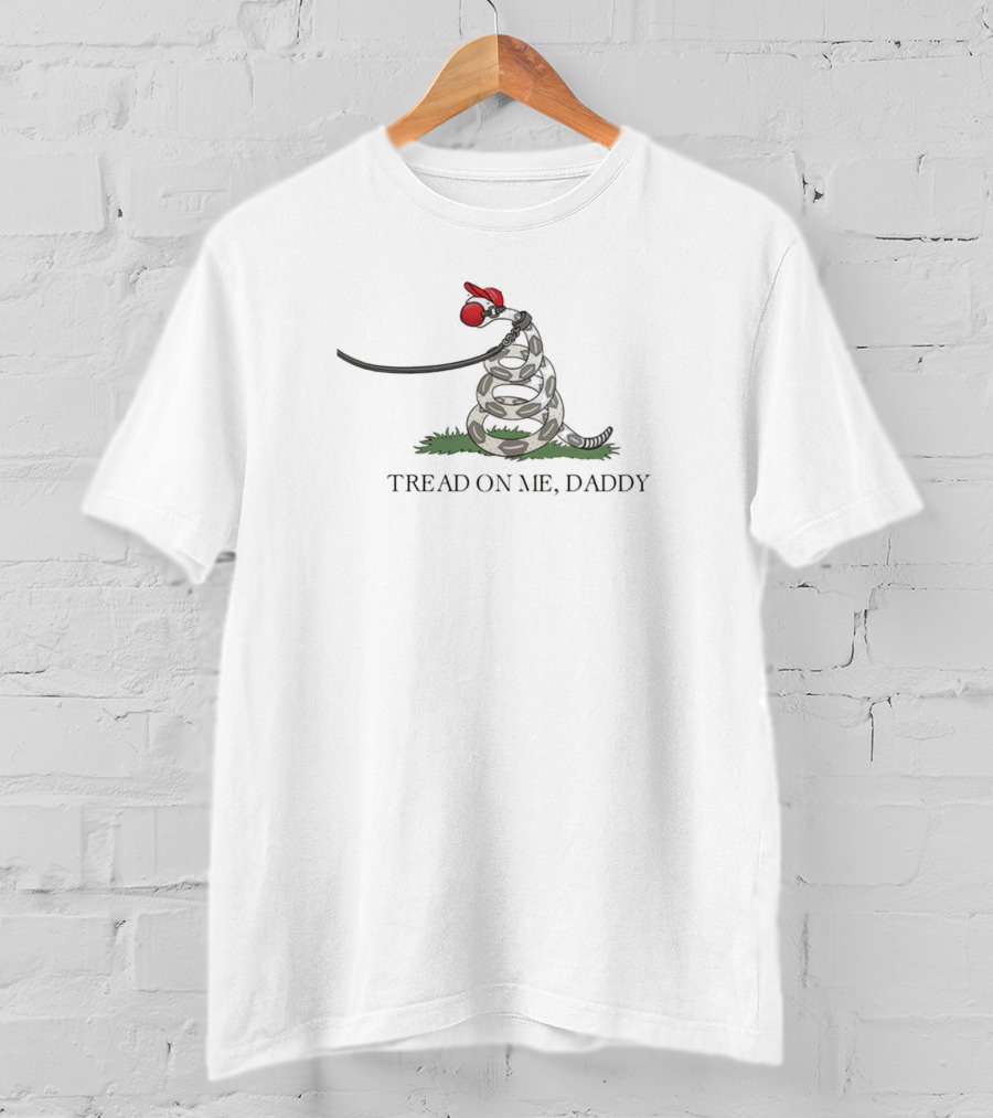 Gadsden Flag Tread On Me Daddy Snake With Boxing Gloves T-Shirt