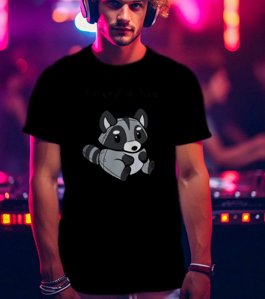 I Need A Hug Cute Raccoon T-Shirt