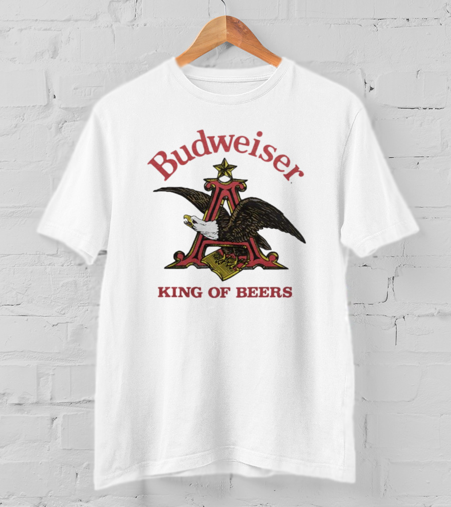 Budweiser King Of Beers Eagle Logo Iconic T-Shirt