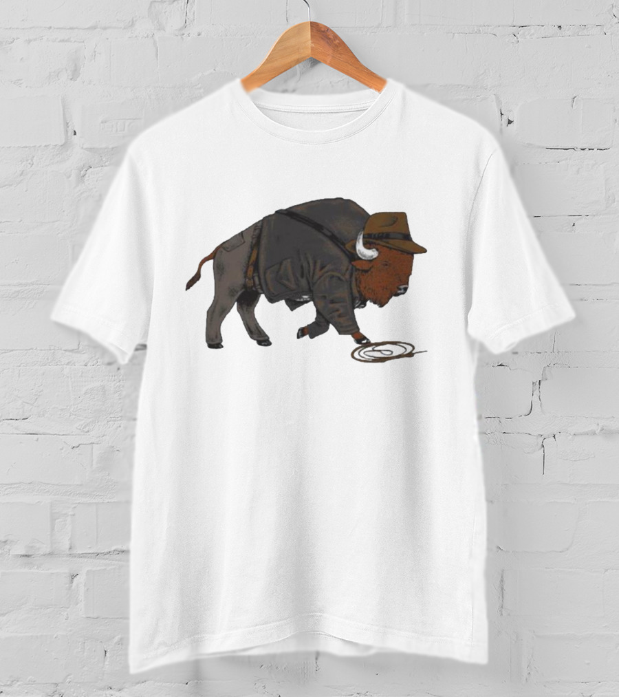 Buffalo Jones Cowboy Western Lasso Adventure T-Shirt