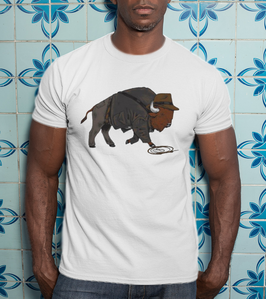 Buffalo Jones Cowboy Western Lasso Adventure T-Shirt