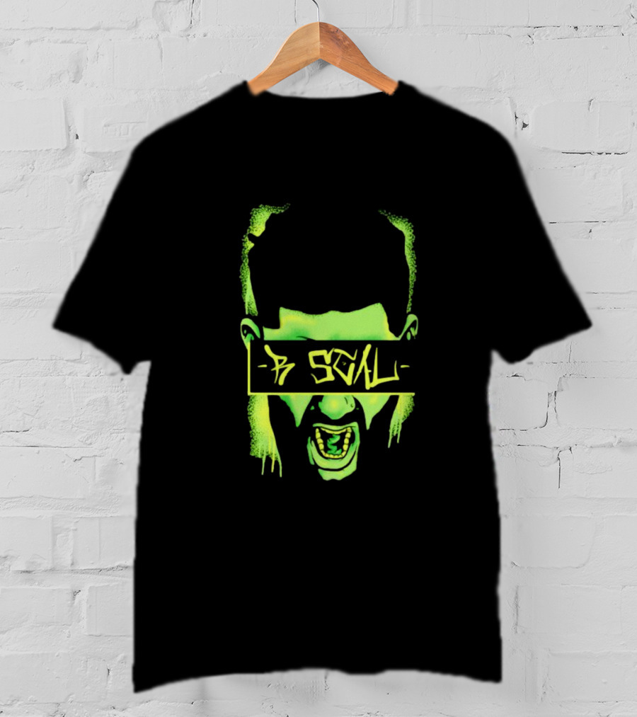 Trey Miguel Rascal Neon Face Scream T-Shirt