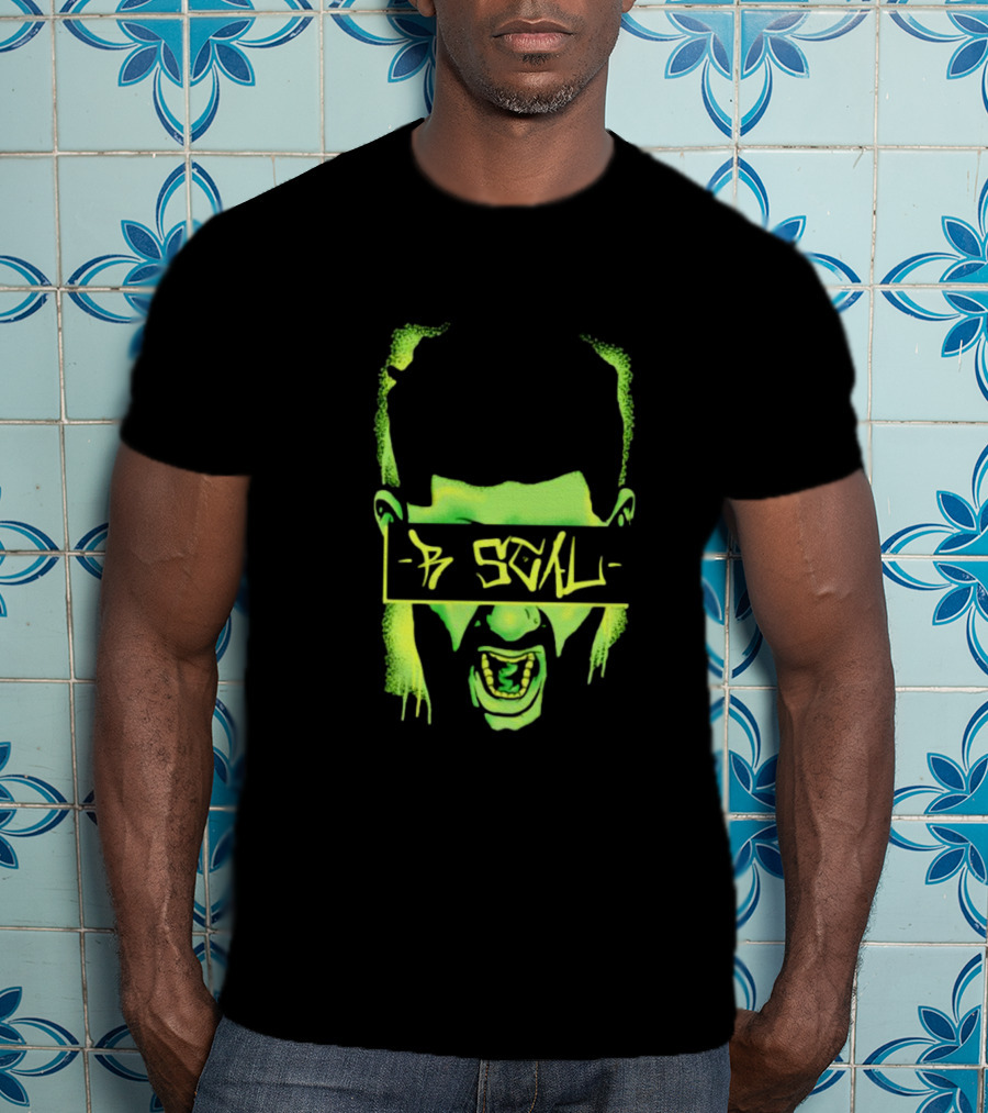 Trey Miguel Rascal Neon Face Scream T-Shirt