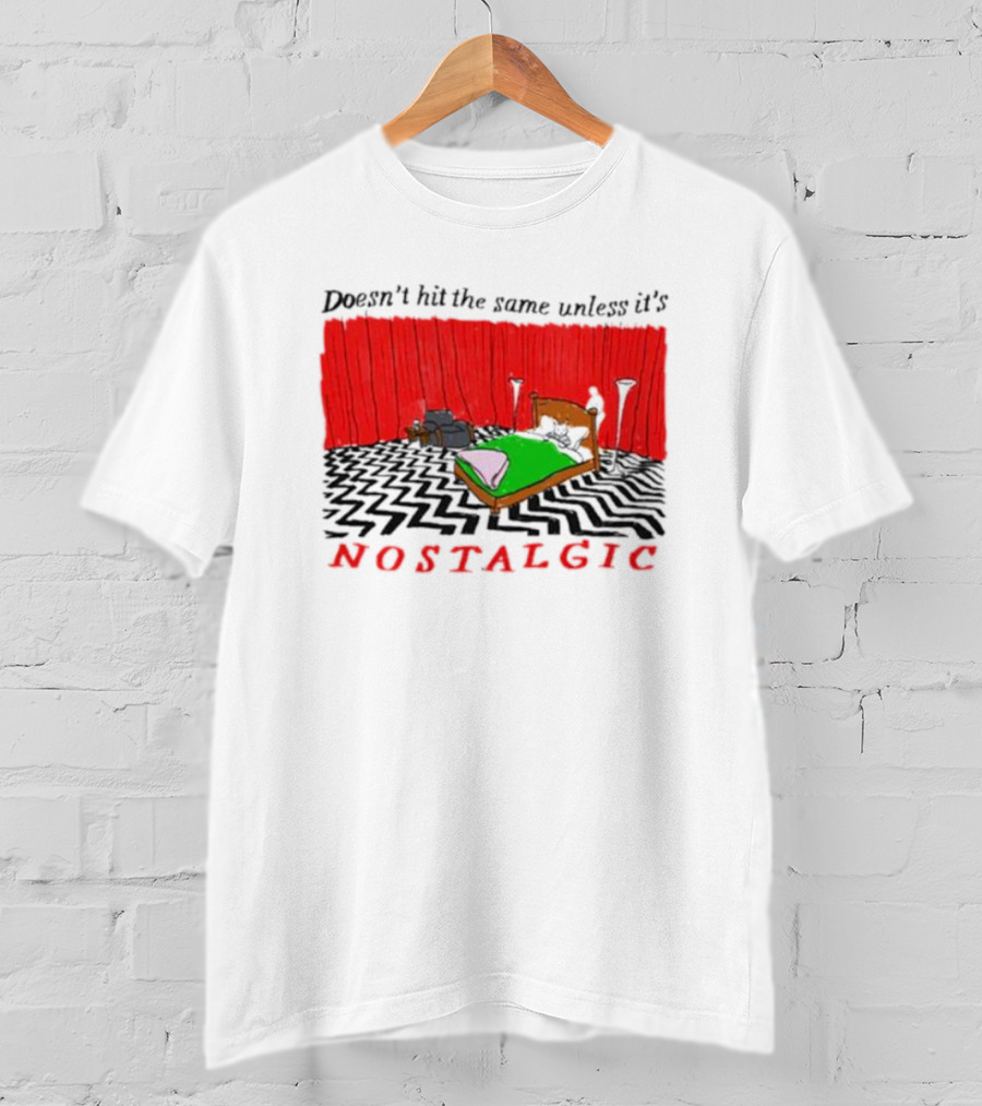 Doesn't Hit The Same Unless It's Nostalgic Retro Bedroom Scene T-Shirt