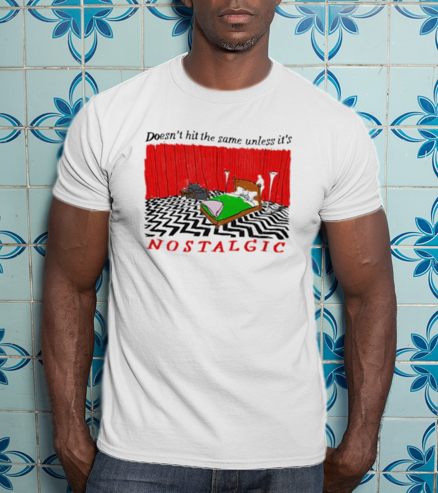 Doesn't Hit The Same Unless It's Nostalgic Retro Bedroom Scene T-Shirt