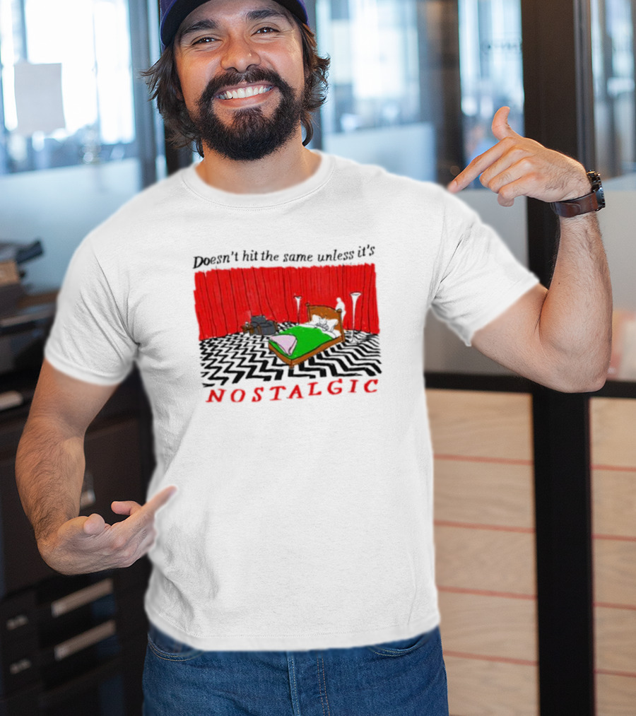 Doesn't Hit The Same Unless It's Nostalgic Retro Bedroom Scene T-Shirt