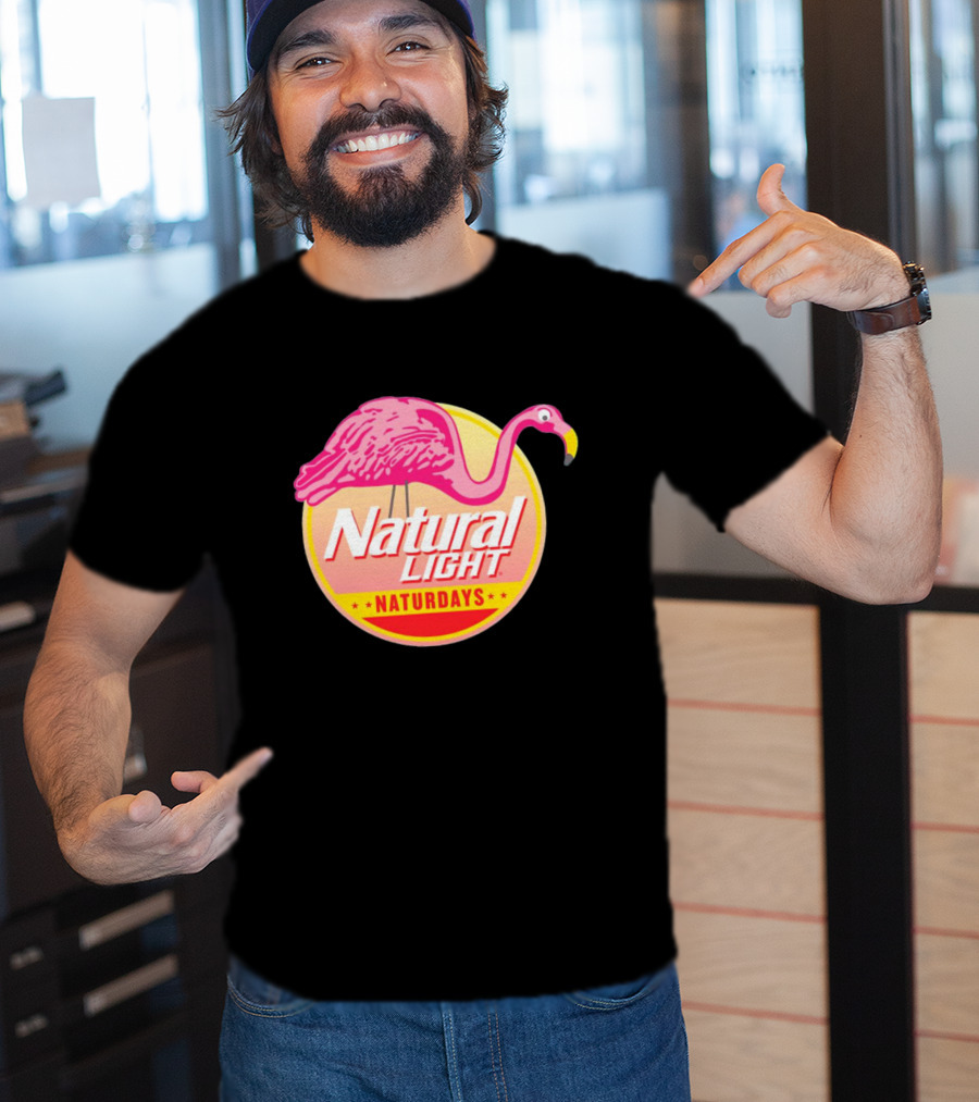 Natural Light Naturdays Flamingo T-Shirt