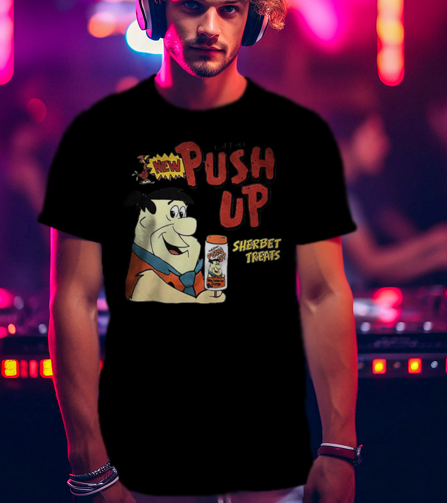 Fred Flintstone New Push Up Sherbet Treats T-Shirt
