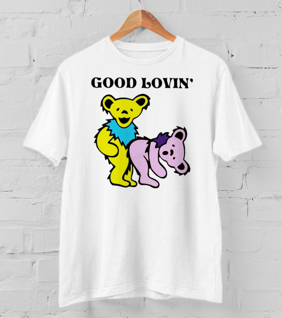 Grateful Dead Bears Good Lovin' Featuring Iconic Dancing Bears T-Shirt