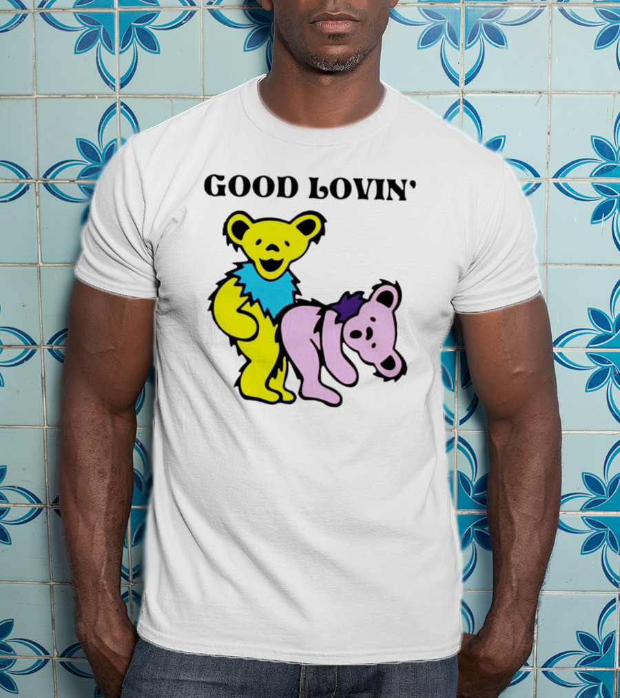 Grateful Dead Bears Good Lovin' Featuring Iconic Dancing Bears T-Shirt