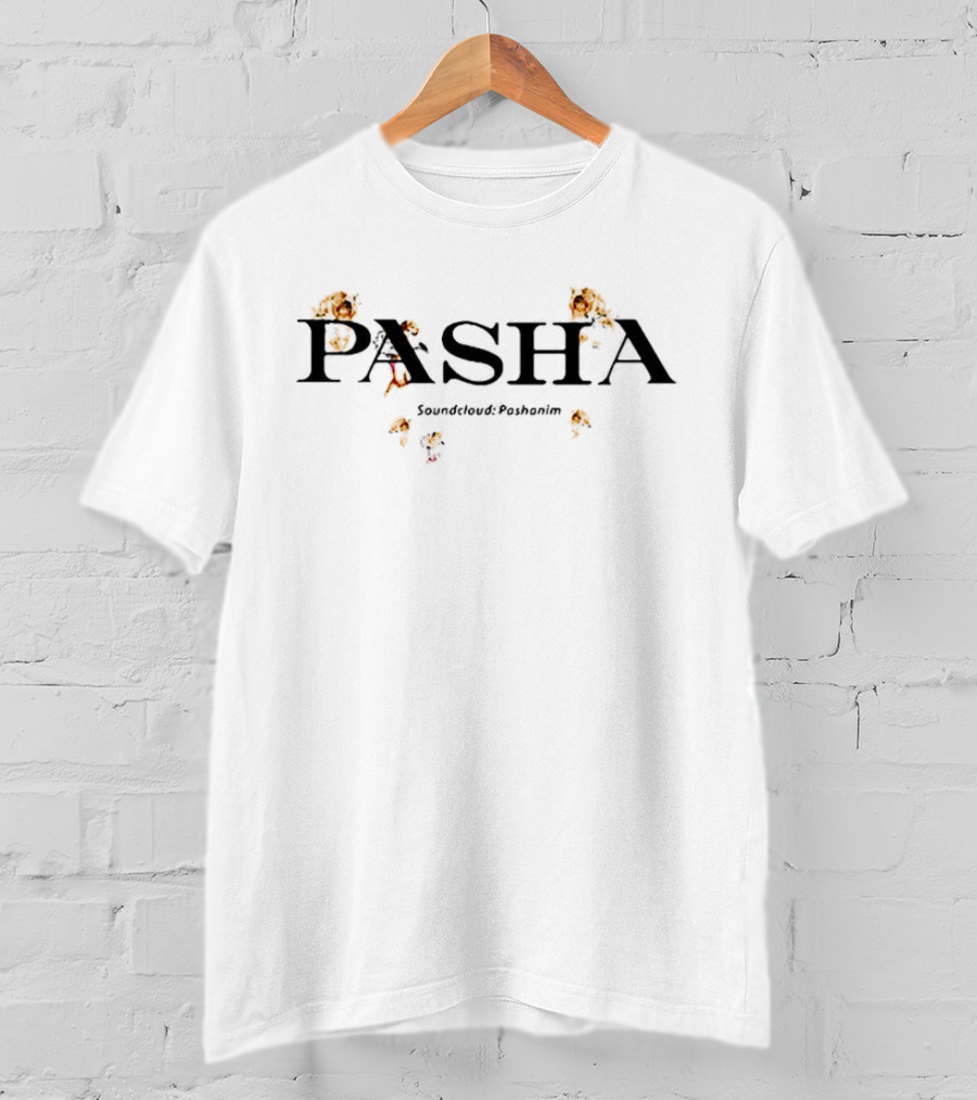 Pasha Soundcloud Pashanim Butterfly Motif T-Shirt