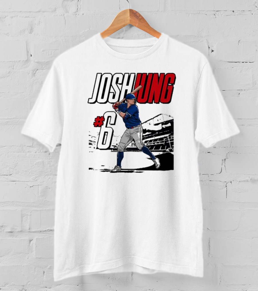 Josh Jung #6 Texas Baseball MVP Player T-Shirt