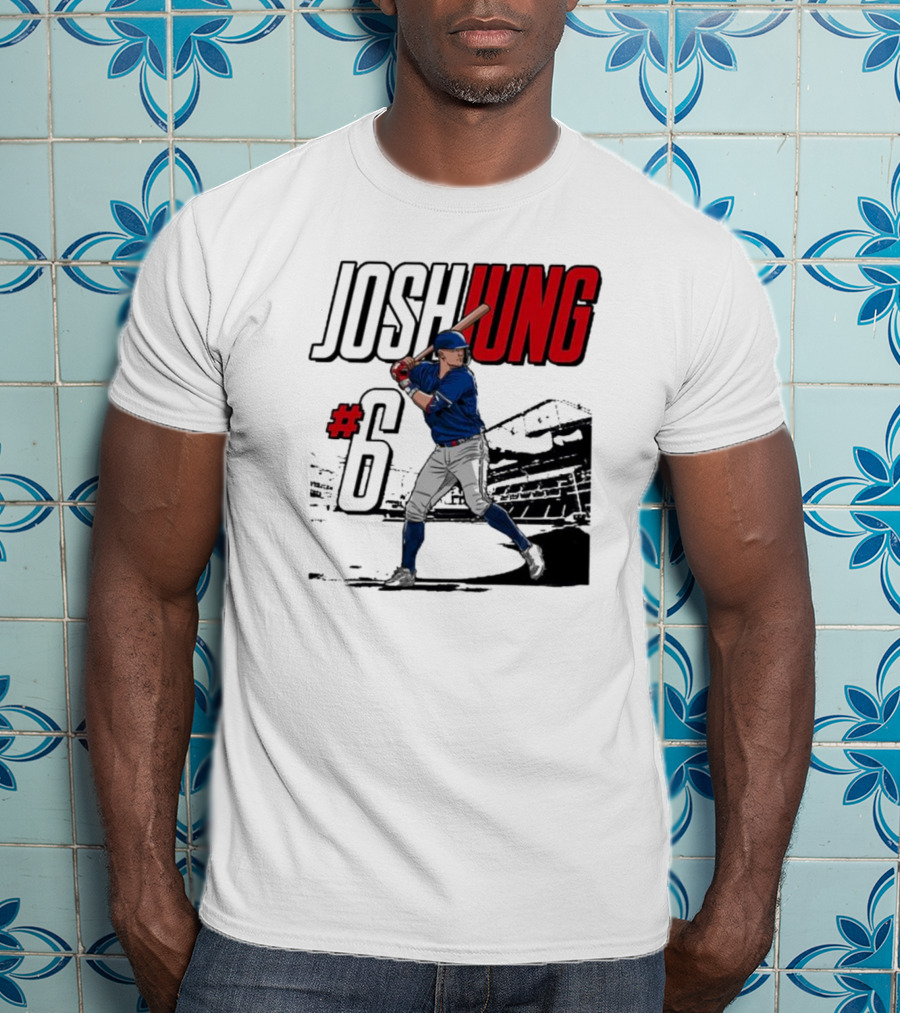 Josh Jung #6 Texas Baseball MVP Player T-Shirt