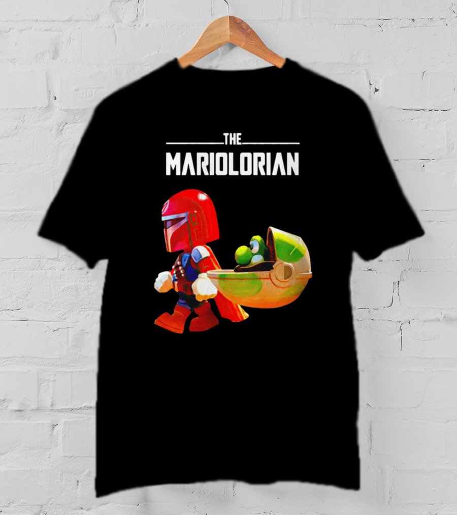 The Mandalorian And Super Mario The Mariolorian Yoshi T-Shirt
