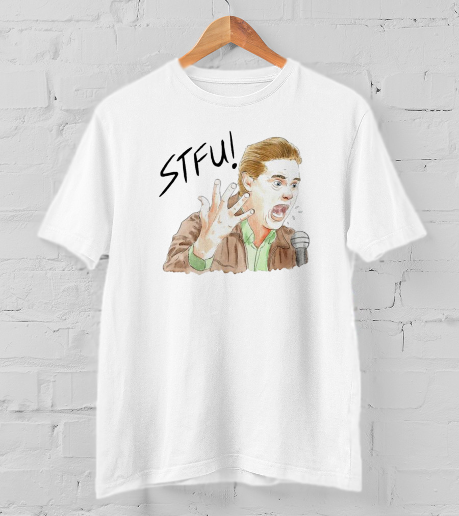STFU Tim Heidecker Microphone Shouting T-Shirt