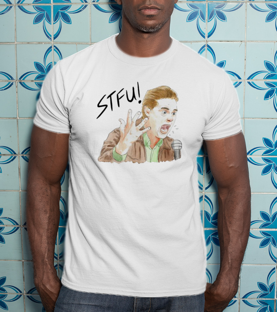 STFU Tim Heidecker Microphone Shouting T-Shirt