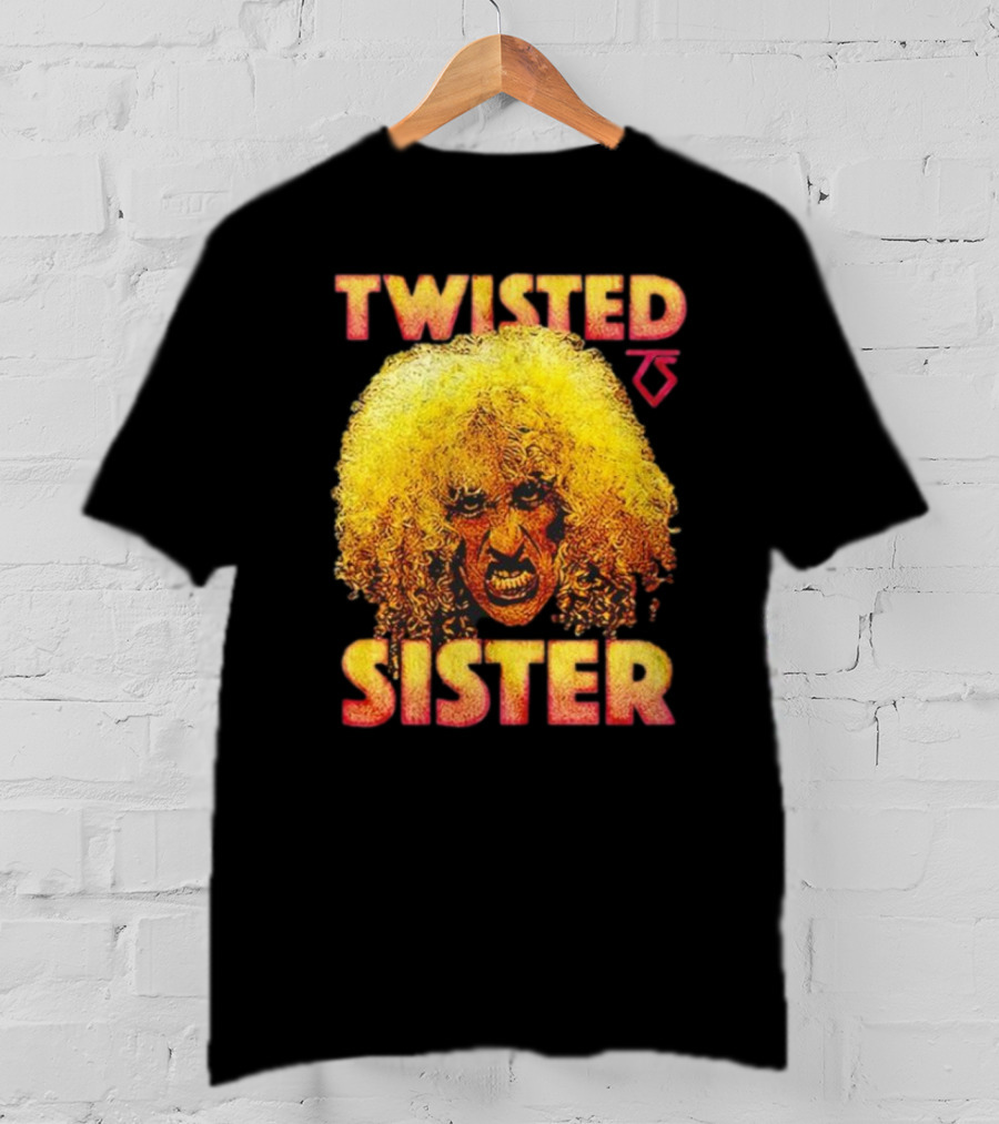 Twisted Sister Dee Snider Iconic Hair T-Shirt