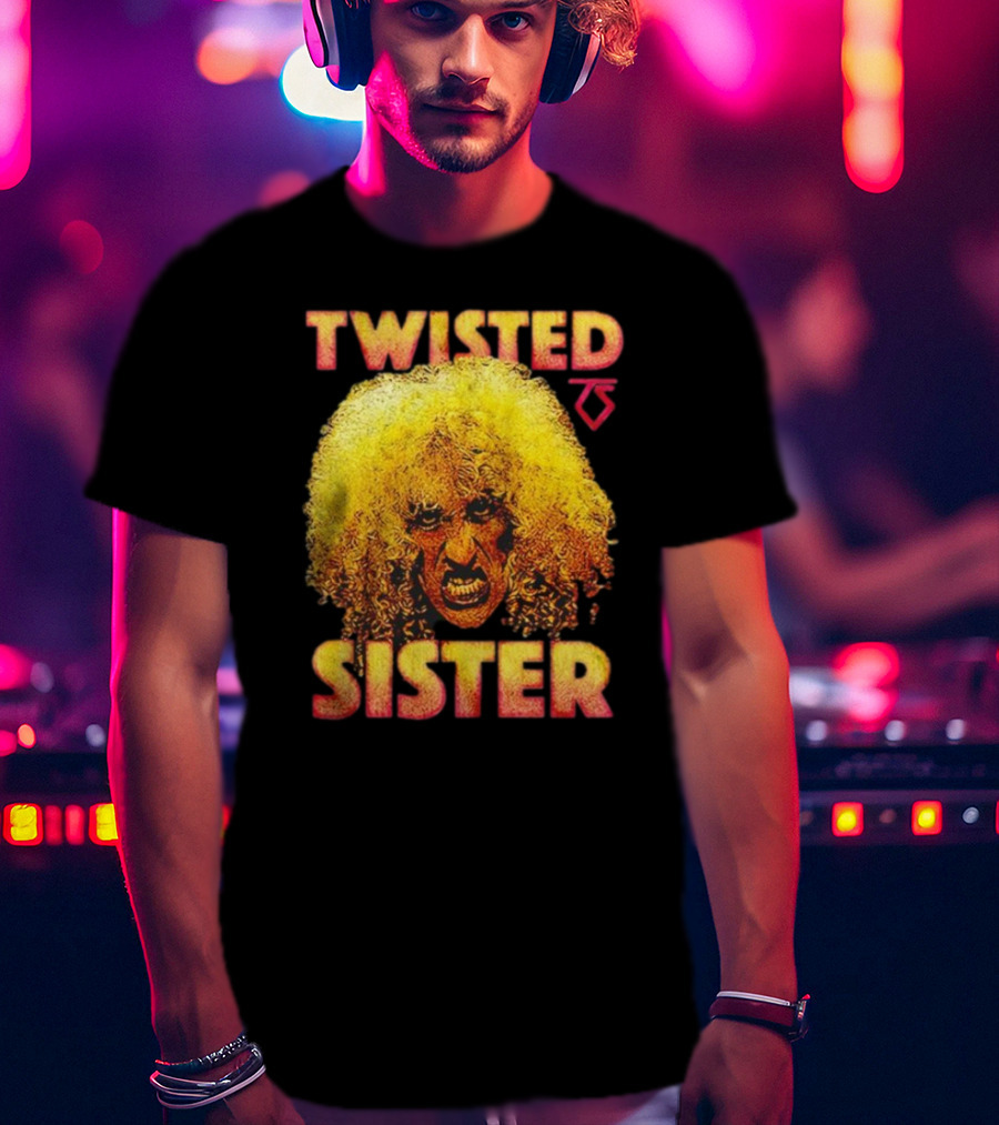 Twisted Sister Dee Snider Iconic Hair T-Shirt