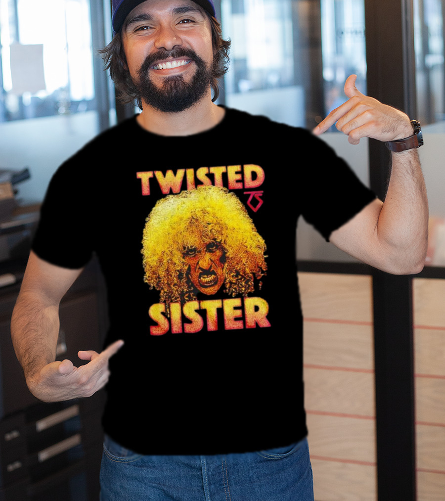 Twisted Sister Dee Snider Iconic Hair T-Shirt