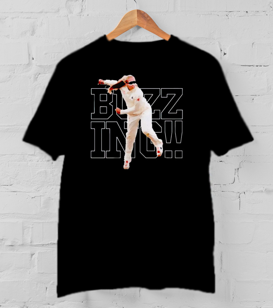 Barmy Army Buzzing Buzz Inc Iconic Cricket Fandom T-Shirt