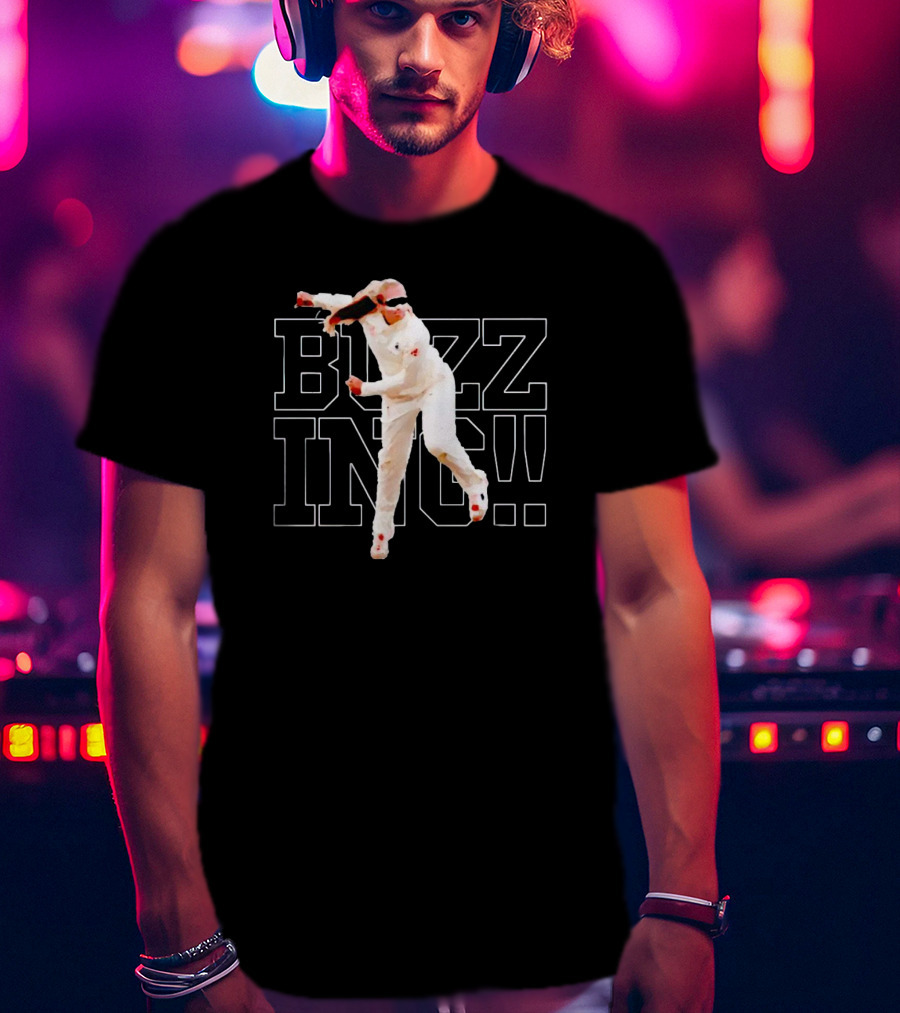 Barmy Army Buzzing Buzz Inc Iconic Cricket Fandom T-Shirt