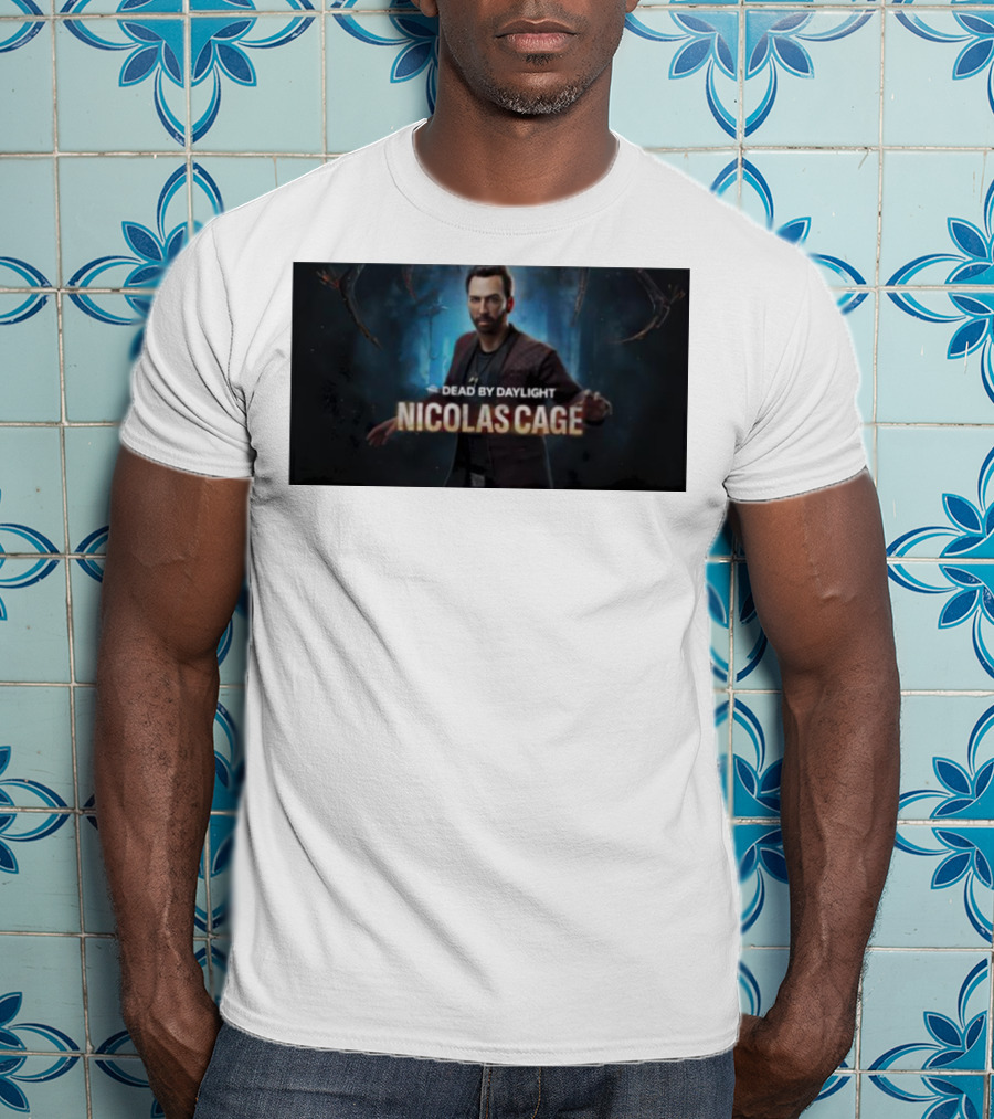 Dead By Daylight Nicolas Cage Survivor Character T-Shirt