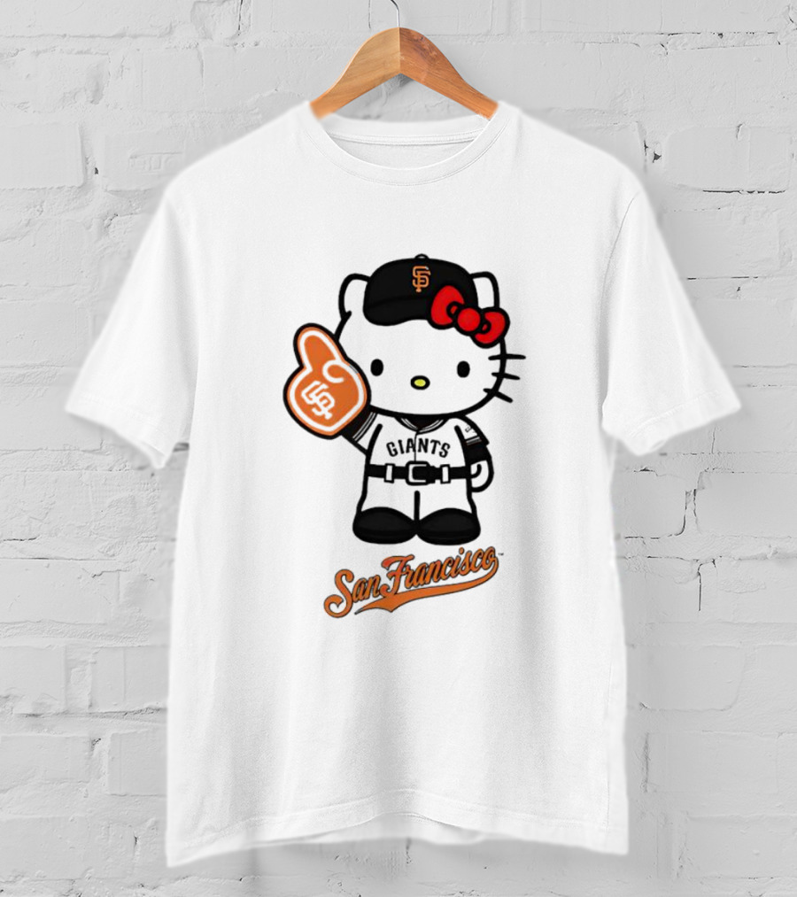San Francisco Giants Hello Kitty Foam Finger T-Shirt