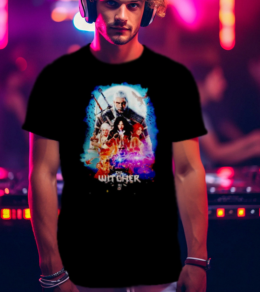 The Witcher Geralt Ciri Yennefer Triss Fantasy T-Shirt