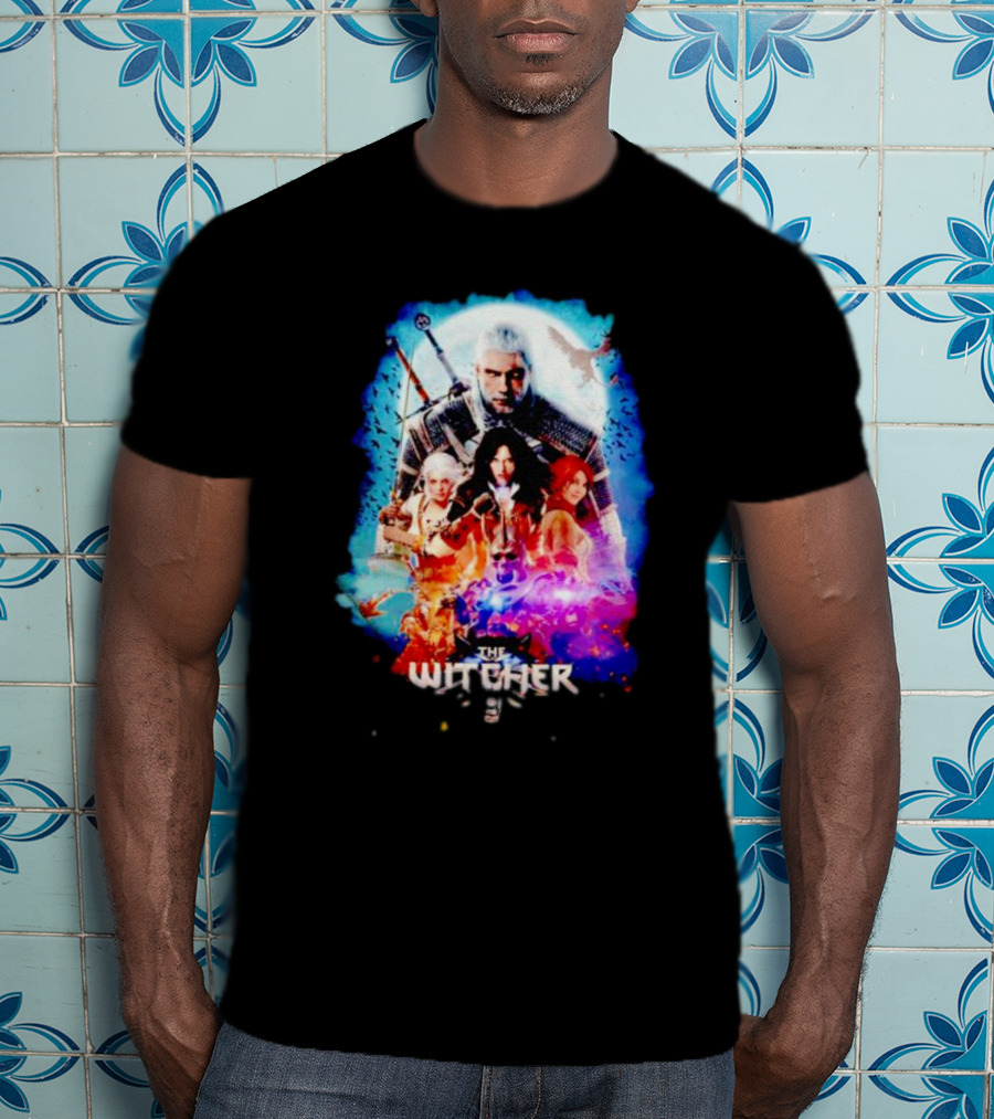 The Witcher Geralt Ciri Yennefer Triss Fantasy T-Shirt