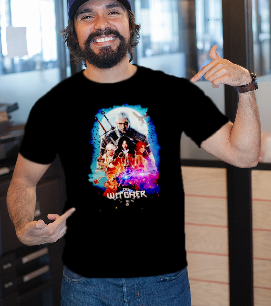 The Witcher Geralt Ciri Yennefer Triss Fantasy T-Shirt