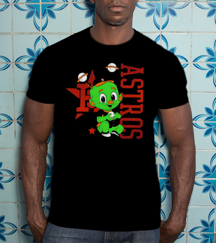 Houston Astros Orbit Mascot Infant Baseball Character T-Shirt