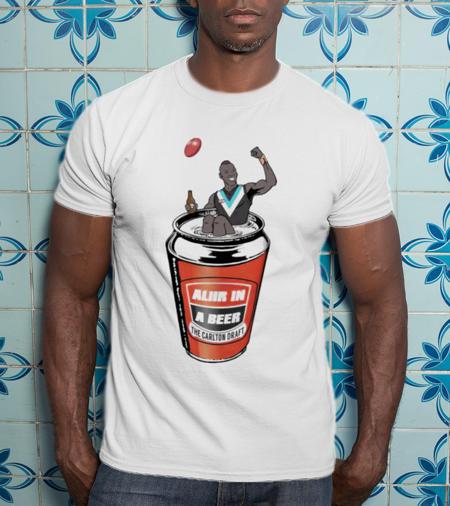Aliir In A Beer Carlton Draft Player T-Shirt