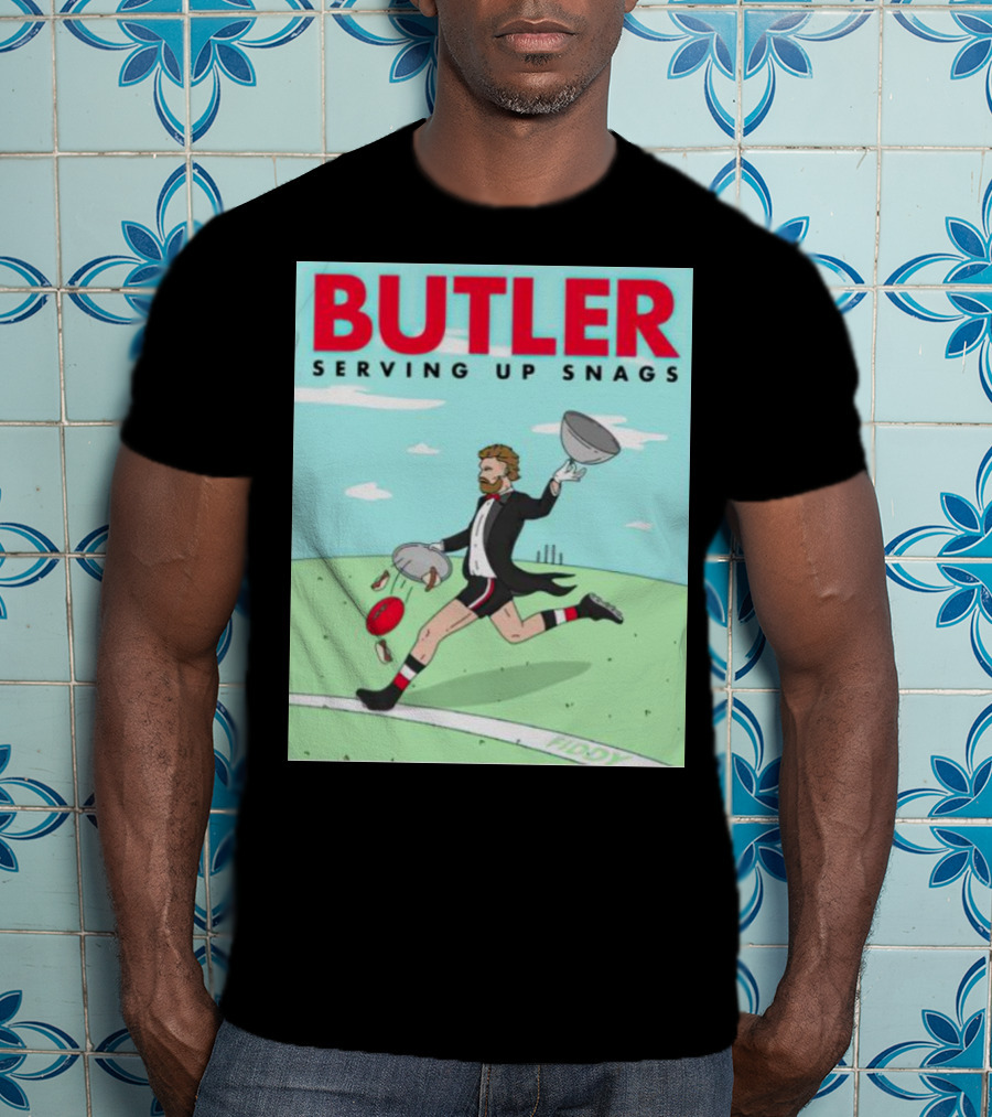 Butler Serving Up Snags Afl Football Tuxedo T-Shirt