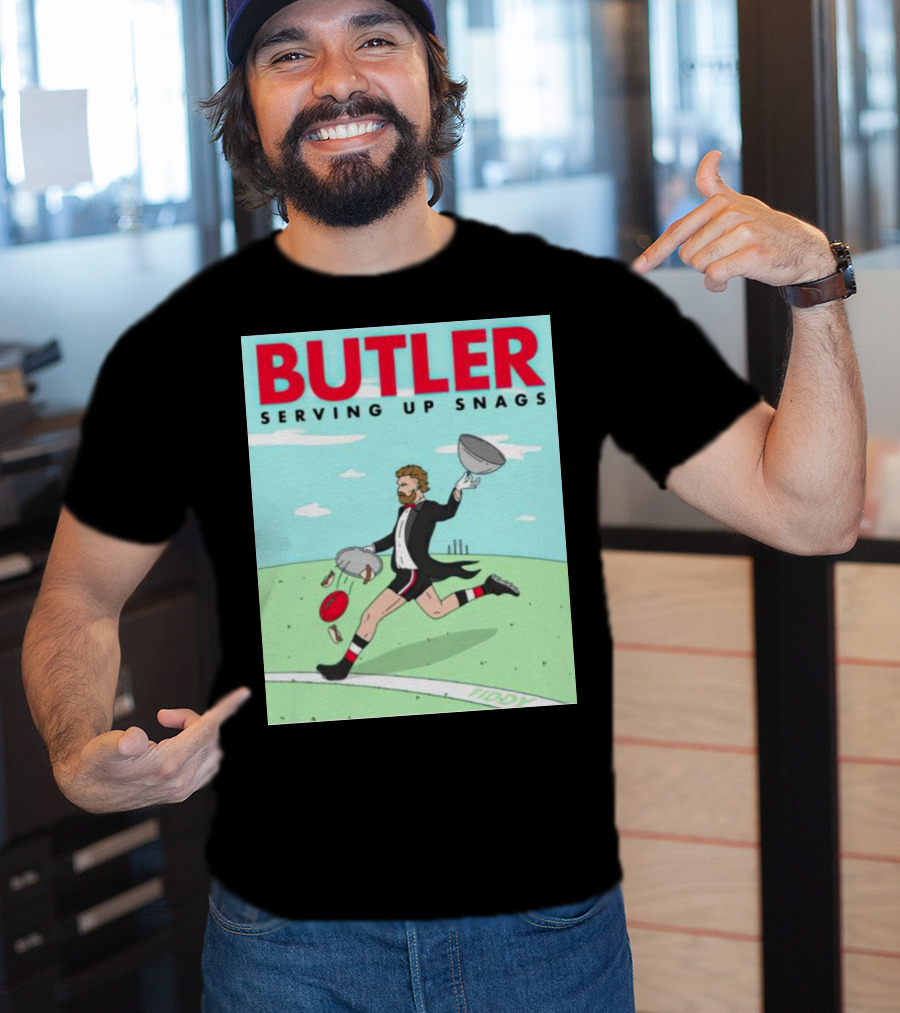 Butler Serving Up Snags Afl Football Tuxedo T-Shirt